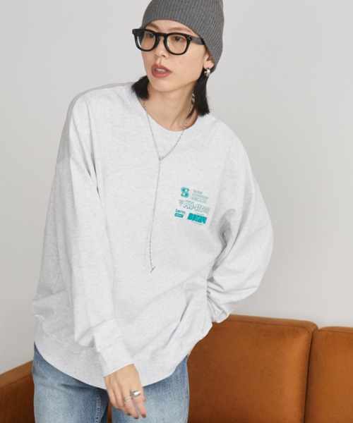 Auntie Rosa Holiday(アンティローザホリデー)の「バックプリントスウェット(スウェット・レディース・ナチュラル/チャコールグレー・FREE)」の14枚目の写真