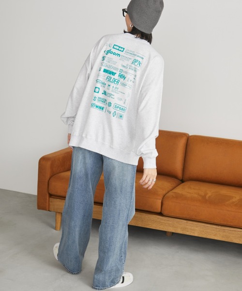 Auntie Rosa Holiday(アンティローザホリデー)の「バックプリントスウェット(スウェット・レディース・ナチュラル/チャコールグレー・FREE)」の22枚目の写真