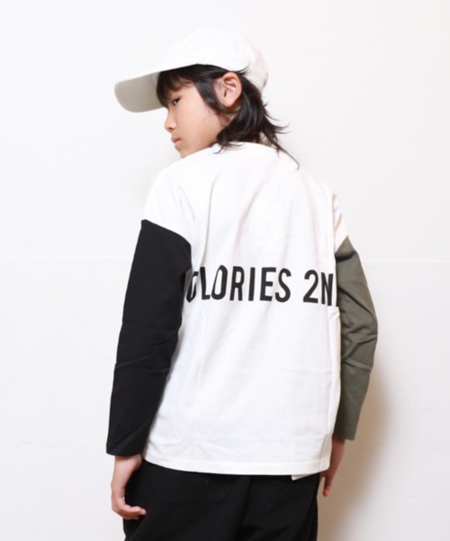 RAT EFFECT(ラットエフェクト)の「RAT EFFECT/ラットエフェクト バックロゴ長袖Tシャツ(Tシャツ/カットソー・キッズ・オフホワイト/ホワイト系その他/ブルー/ブラック/ライトグレー・150/140/160/130)」の2枚目の写真
