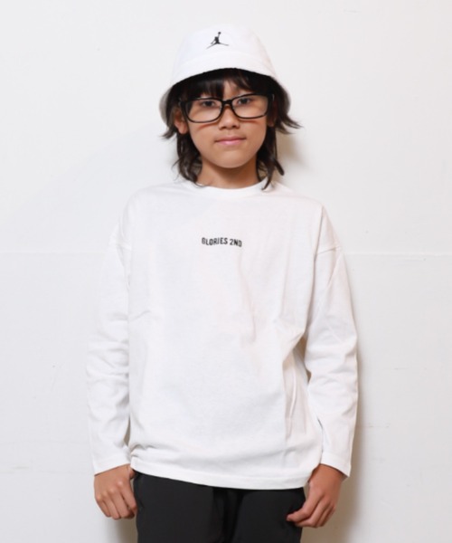 RAT EFFECT(ラットエフェクト)の「RAT EFFECT/ラットエフェクト バックロゴ長袖Tシャツ(Tシャツ/カットソー・キッズ・オフホワイト/ホワイト系その他/ブルー/ブラック/ライトグレー・150/140/160/130)」の1枚目の写真