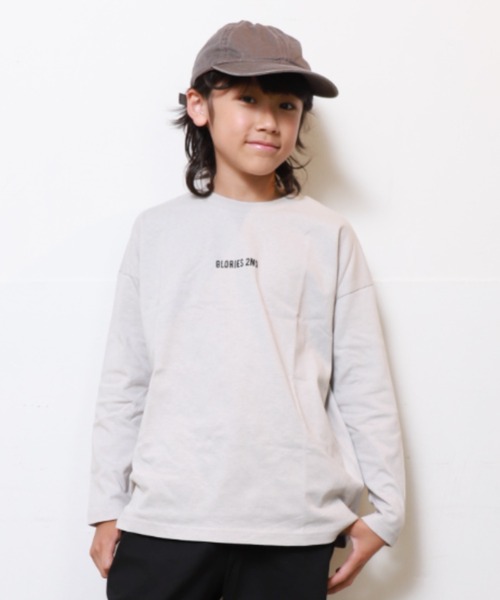 RAT EFFECT(ラットエフェクト)の「RAT EFFECT/ラットエフェクト バックロゴ長袖Tシャツ(Tシャツ/カットソー・キッズ・オフホワイト/ホワイト系その他/ブルー/ブラック/ライトグレー・150/140/160/130)」の4枚目の写真