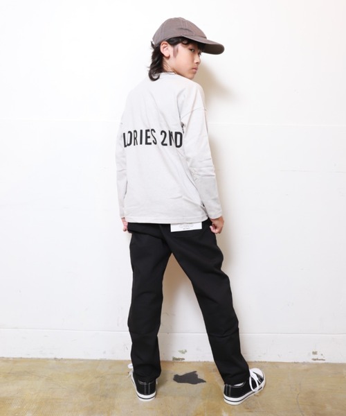 RAT EFFECT(ラットエフェクト)の「RAT EFFECT/ラットエフェクト バックロゴ長袖Tシャツ(Tシャツ/カットソー・キッズ・オフホワイト/ホワイト系その他/ブルー/ブラック/ライトグレー・150/140/160/130)」の7枚目の写真
