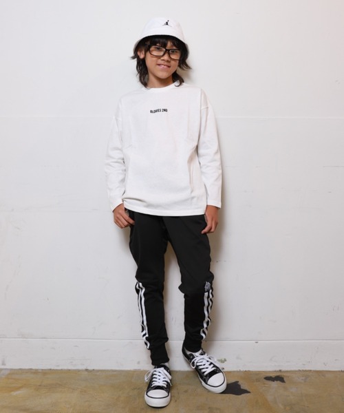 RAT EFFECT(ラットエフェクト)の「RAT EFFECT/ラットエフェクト バックロゴ長袖Tシャツ(Tシャツ/カットソー・キッズ・オフホワイト/ホワイト系その他/ブルー/ブラック/ライトグレー・150/140/160/130)」の11枚目の写真