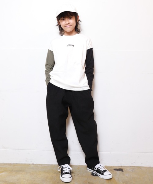 RAT EFFECT(ラットエフェクト)の「RAT EFFECT/ラットエフェクト バックロゴ長袖Tシャツ(Tシャツ/カットソー・キッズ・オフホワイト/ホワイト系その他/ブルー/ブラック/ライトグレー・150/140/160/130)」の19枚目の写真