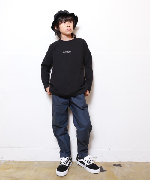 RAT EFFECT(ラットエフェクト)の「RAT EFFECT/ラットエフェクト バックロゴ長袖Tシャツ(Tシャツ/カットソー・キッズ・オフホワイト/ホワイト系その他/ブルー/ブラック/ライトグレー・150/140/160/130)」の22枚目の写真
