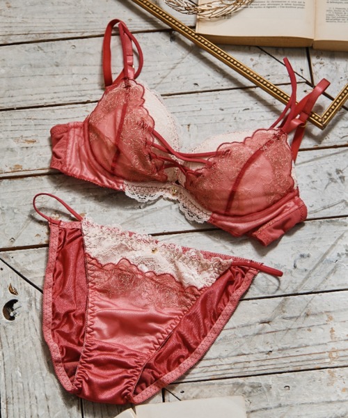 セール】セクシーローズ ブラジャー＆ショーツセット（ブラ