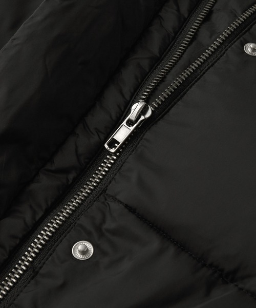 MONO-MART(モノマート)の「2WAYシャインナイロンフード中綿ジャケット/ベスト(ダウンジャケット/コート・レディース・アイボリー/ブラック/ライトブルー・S/FREE)」の15枚目の写真