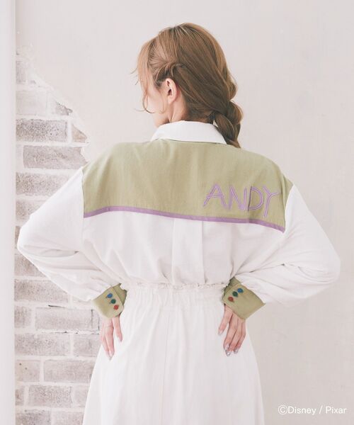 Disney（ディズニー）の「バスライトイヤー/配色シャツ（シャツ/ブラウス・レディース・オフホワイト・FREE）」の19枚目の写真