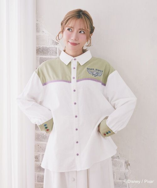 Areeam バズ・ライトイヤー/配色シャツ