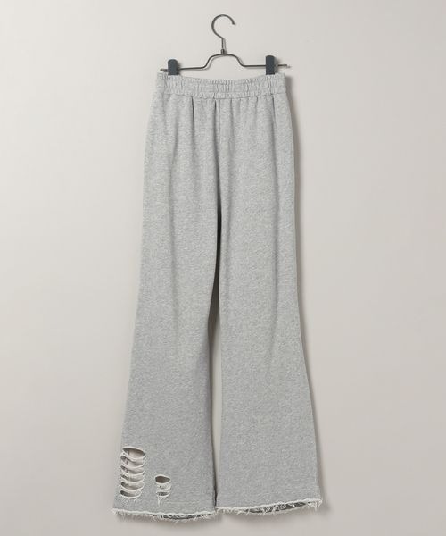 JEANASIS（ジーナシス）の「ダメージスリットウラケパンツ/152242（スウェットパンツ・レディース・ブラック系その他/グレー/ネイビー系・FREE）」の16枚目の写真