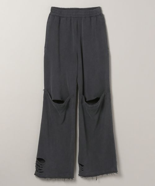 JEANASIS（ジーナシス）の「ダメージスリットウラケパンツ/152242（スウェットパンツ・レディース・ブラック系その他/グレー/ネイビー系・FREE）」の14枚目の写真