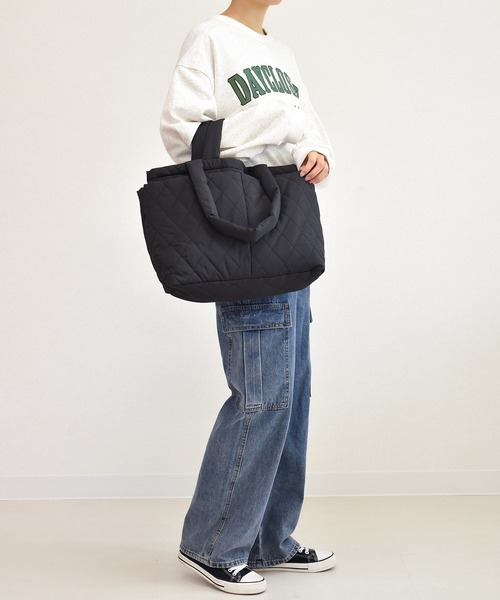 レディース 2wayダイヤキルティングトートバッグ（トートバッグ）｜DAY