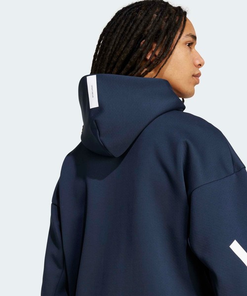 adidas トラックジャケット ハッフジップジャンパーセット 90s adidas Half-Zip Hooded Jersey 緑白紺 M アディダス ハーフ
