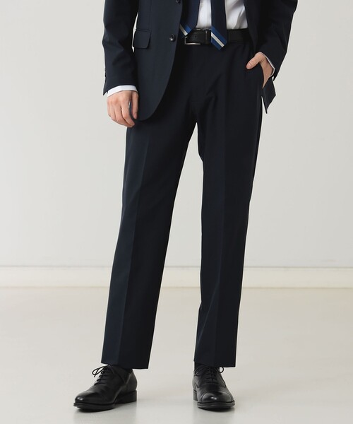 【セール】NOMAD BIZ WINTER DOTAIR(R) ネイビー ノープリーツ スラックス 24AW (セットアップ対応)（その他パンツ）｜B:MING by BEAMS（ビーミングバイビームス）