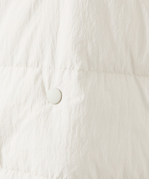 qualite（カリテ）の「ショートーリバーダウン（ダウンジャケット/コート・レディース・ベージュ/ブラック・38/34）」の13枚目の写真