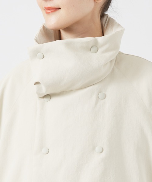 qualite（カリテ）の「ショートーリバーダウン（ダウンジャケット/コート・レディース・ベージュ/ブラック・38/34）」の19枚目の写真