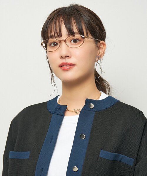オーバルメガネ｜軽量｜伊達メガネ｜度あり｜度なし｜Zoff