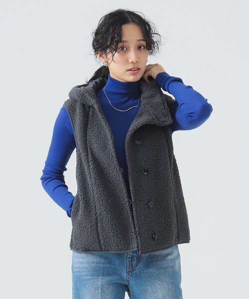 【セール】ボア ベスト（S～M）（ベスト）｜B:MING by BEAMS（ビーミングバイビームス） 6,708円