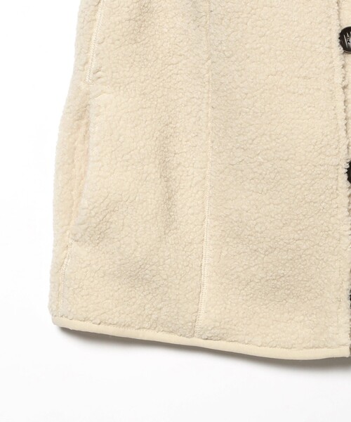 B:MING by BEAMS（ビーミングバイビームス）の「ボア ベスト（S～M）（ベスト・レディース・ホワイト系その他5/チャコールグレー・SMALL/MEDIUM）」の7枚目の写真