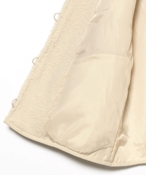 B:MING by BEAMS（ビーミングバイビームス）の「ボア ベスト（S～M）（ベスト・レディース・ホワイト系その他5/チャコールグレー・SMALL/MEDIUM）」の8枚目の写真