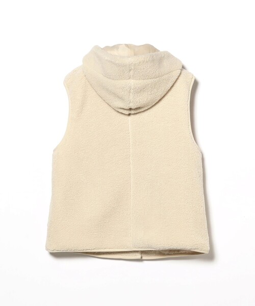 B:MING by BEAMS（ビーミングバイビームス）の「ボア ベスト（S～M）（ベスト・レディース・ホワイト系その他5/チャコールグレー・SMALL/MEDIUM）」の9枚目の写真