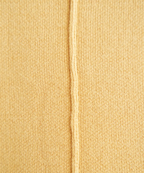 ikka（イッカ）の「ダブルフェイススウェットライクニット（ニット/セーター・レディース・スカイブルー/ライトベージュ/チャコールグレー/イエロー・M/L/S）」の6枚目の写真