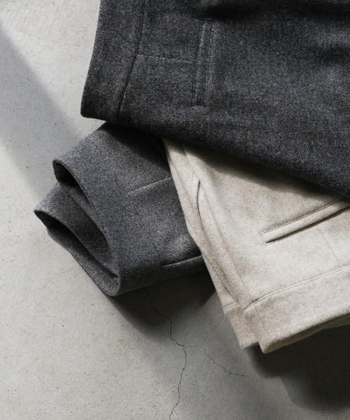 select MOCA(セレクトモカ)の「ウールライクハーフパンツ(その他パンツ・レディース・チャコール/アイボリー/グレー・FREE)」の7枚目の写真