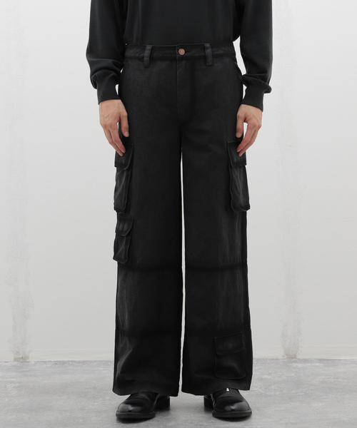 EDIFICE（エディフィス）の「untitled artworks(アンタイトルドアートワークス) Cargo Field Pants（カーゴパンツ・メンズ・ブラック・MEDIUM）」の3枚目の写真