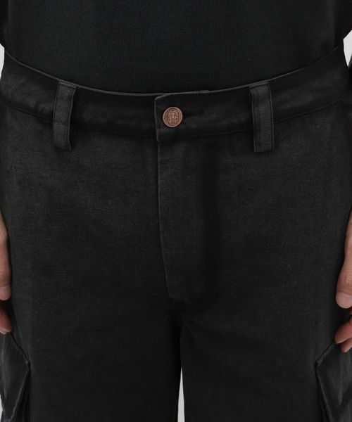 EDIFICE（エディフィス）の「untitled artworks(アンタイトルドアートワークス) Cargo Field Pants（カーゴパンツ・メンズ・ブラック・MEDIUM）」の6枚目の写真