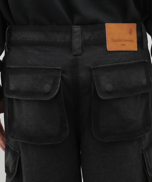 EDIFICE（エディフィス）の「untitled artworks(アンタイトルドアートワークス) Cargo Field Pants（カーゴパンツ・メンズ・ブラック・MEDIUM）」の7枚目の写真