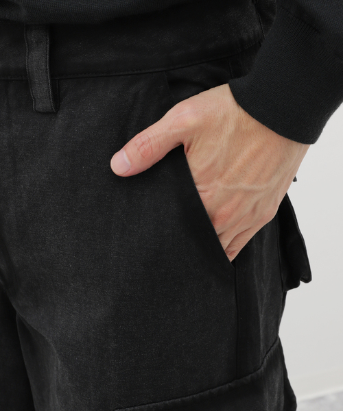 EDIFICE（エディフィス）の「untitled artworks(アンタイトルドアートワークス) Cargo Field Pants（カーゴパンツ・メンズ・ブラック・MEDIUM）」の9枚目の写真