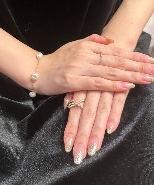 ciite'(シーテ)の「tied ribbon ring(リング・レディース・ゴールド・FREE)」の7枚目の写真