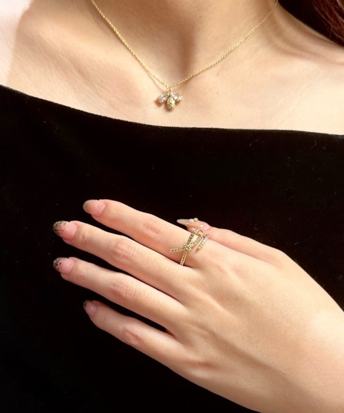 ciite'(シーテ)の「tied ribbon ring(リング・レディース・ゴールド・FREE)」の11枚目の写真