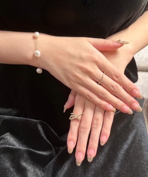 ciite'(シーテ)の「tied ribbon ring(リング・レディース・ゴールド・FREE)」の12枚目の写真