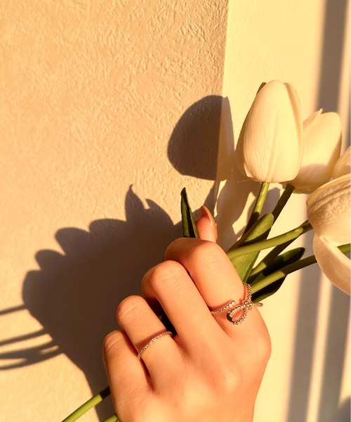 ciite'(シーテ)の「tied ribbon ring(リング・レディース・ゴールド・FREE)」の9枚目の写真