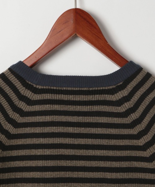 niko and...（ニコアンド）の「[MODE NORM CORE]フリルカフスリブプルオーバー（ニット/セーター・レディース・レッド/モカ/ブルー・MEDIUM/LARGE）」の12枚目の写真