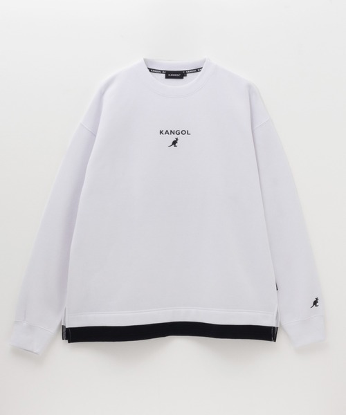 KANGOL(カンゴール)の「KANGOL 裏起毛 BOXロゴトレーナー(スウェット・メンズ・チャコールグレー/ブルーグレー/ホワイト・XL/L/M)」の9枚目の写真