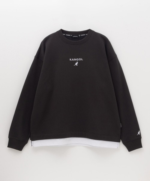 KANGOL(カンゴール)の「KANGOL 裏起毛 BOXロゴトレーナー(スウェット・メンズ・チャコールグレー/ブルーグレー/ホワイト・XL/L/M)」の5枚目の写真