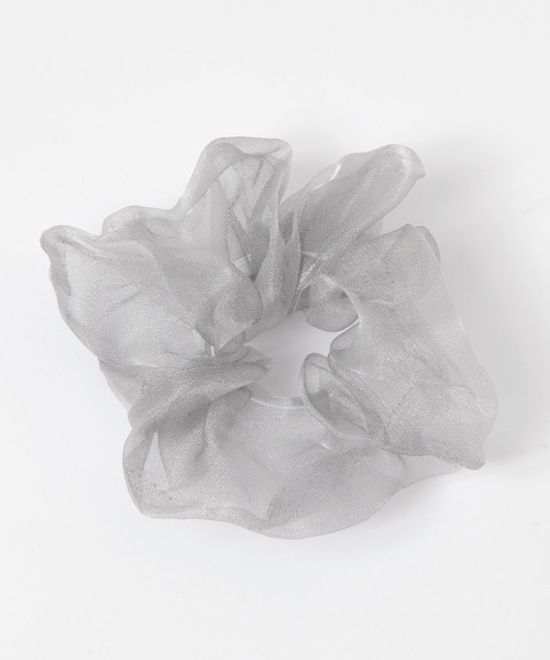 FOREVER 21（フォーエバー トゥエンティーワン）の「ビッグシアーシュシュ（シュシュ・レディース・グレー/ブラック/ベージュ・FREE）」の3枚目の写真