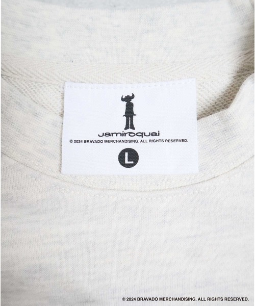 Right-on(ライトオン)の「Jamiroquaiスウェット(スウェット・メンズ・ブラック/キナリ・M/L)」の6枚目の写真