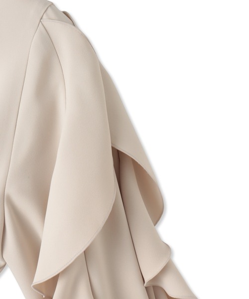 【セール】フレンチキス袖フリルブラウス≪洗濯機で洗える≫（シャツ/ブラウス）｜Viaggio Blu（ビアッジョブルー）