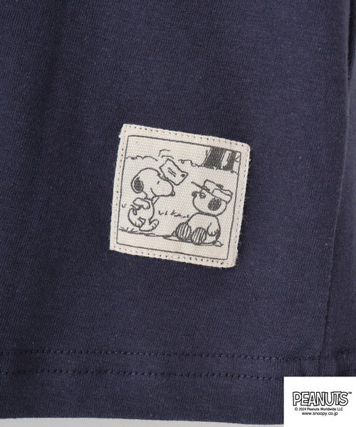 PEANUTS(ピーナッツ)の「PEANUTS バックプリントTシャツ オラフ(Tシャツ/カットソー・メンズ・ネイビー/オフホワイト/レモンイエロー・S/M/L)」の10枚目の写真