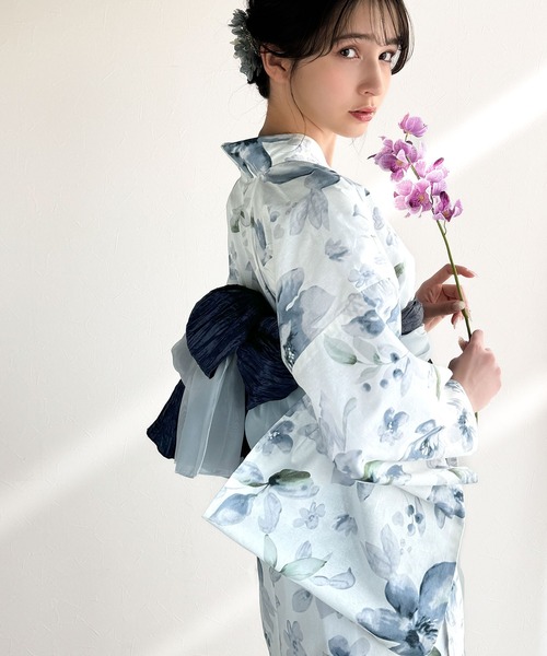 classicalelf 浴衣 2点セット classicalelf 浴衣 浴衣2点セット。花柄モチーフ浴衣（浴衣