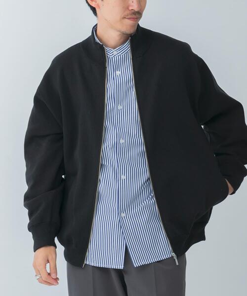 ITEMS URBANRESEARCH（アイテムズ アーバンリサーチ）の「『洗濯可/抗菌』ミラノリブ ドライバーズニット（ニット/セーター・メンズ・ブラック/ブラウン・MEDIUM/LARGE）」の7枚目の写真