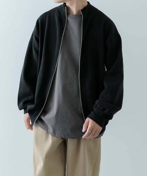 ITEMS URBANRESEARCH（アイテムズ アーバンリサーチ）の「『洗濯可/抗菌』ミラノリブ ドライバーズニット（ニット/セーター・メンズ・ブラック/ブラウン・MEDIUM/LARGE）」の11枚目の写真