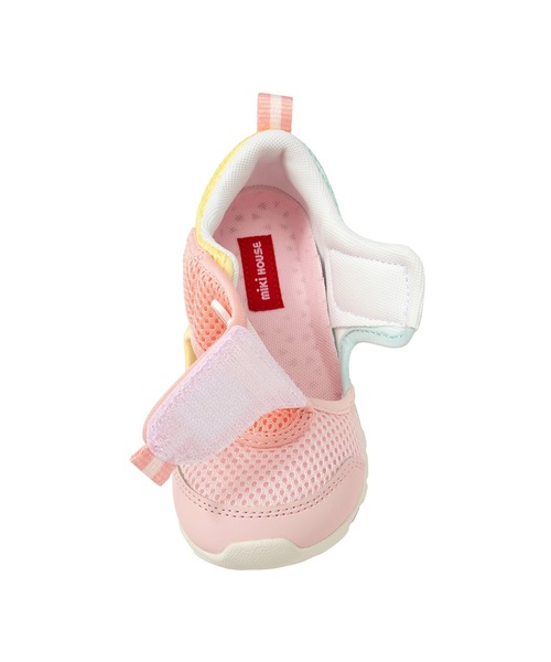 MIKI HOUSE（ミキハウス）の「ダブルラッセル キッズシューズ（スニーカー・キッズ・ピンク/マルチ・19cm/18cm/17cm/16cm）」の10枚目の写真