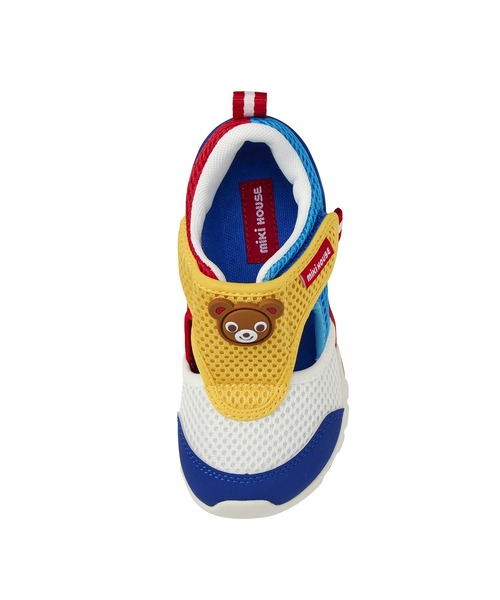 MIKI HOUSE（ミキハウス）の「ダブルラッセル キッズシューズ（スニーカー・キッズ・ピンク/マルチ・19cm/18cm/17cm/16cm）」の4枚目の写真