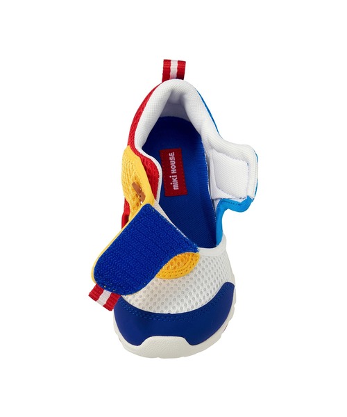 MIKI HOUSE（ミキハウス）の「ダブルラッセル キッズシューズ（スニーカー・キッズ・ピンク/マルチ・19cm/18cm/17cm/16cm）」の3枚目の写真