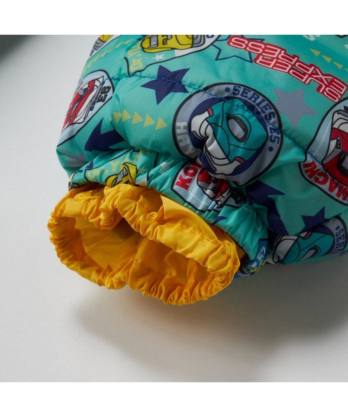 Karlas(カルラス)の「JR 新幹線 ベビー キッズ 撥水 中綿入り 裏ボア フード付き スノーウェア スノーボード スキーウェア(スポーツグッズ・キッズ・ミント/サックスブルー/イエロー・110cm/90cm/80cm/100cm)」の6枚目の写真