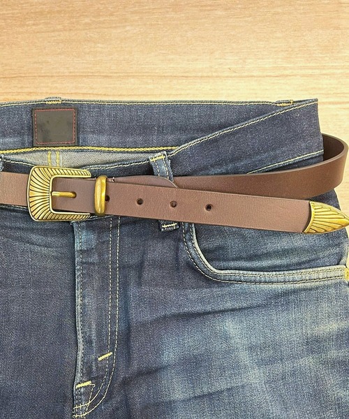 Lee/リー 25mm レザー ウエスタン ナローベルト ヴィンテージ